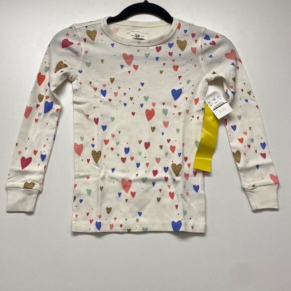 J. Crew Kids' long-sleeve printed pajama top - Picture 1 of 3